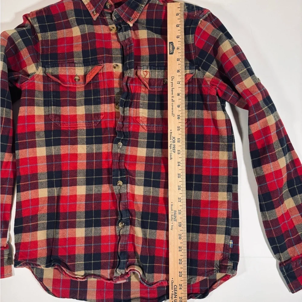Fjallraven Fjallglim Shirt Men Size S Gorpcore Hiking Cabincore Casual Barncoat